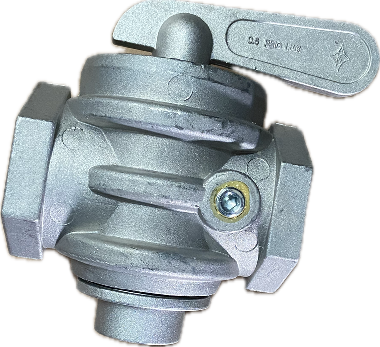 VLV637 Shut offvalve 1-1/4", 1/4" tap